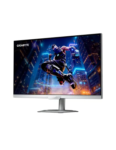 GIGABYTE M27UP ICE Monitor de juego 27” 4K UHD - Modo dual (4K 160Hz o FHD 320Hz), 3840 x 2160, 1ms, 350 cd m², FreeSync