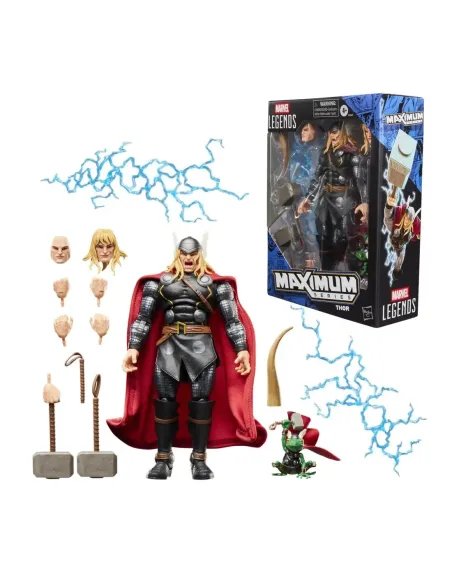 Figura hasbro marvel legends maximum series thor