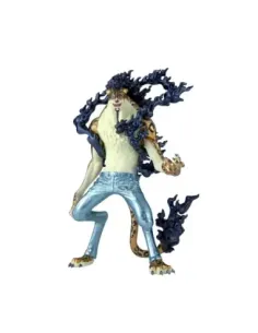 Figura banpresto one piece king of artist rob lucci awakening - special ver. -