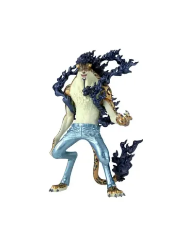 Figura banpresto one piece king of artist rob lucci awakening - special ver. -