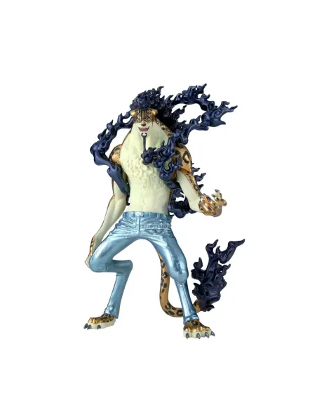 Figura banpresto one piece king of artist rob lucci awakening - special ver. -