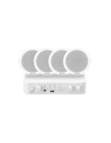 Hikvision DS-QAE1KA80206-4 Kit 1xAmpl 4xAlta Techo