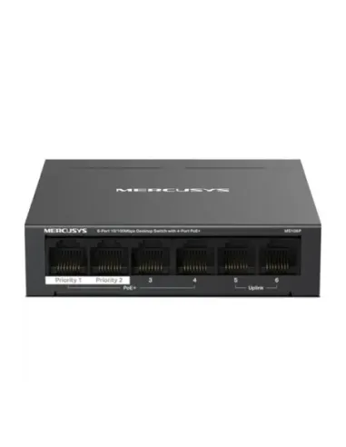 Switch mercusys ms106p 6 puertos
