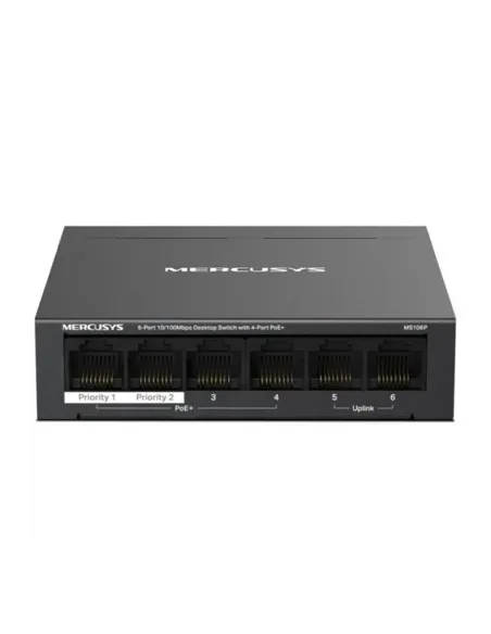 Switch mercusys ms106p 6 puertos