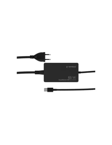 GEMBIRD Cargador rápido USB tipo C PD de 65 W GaN