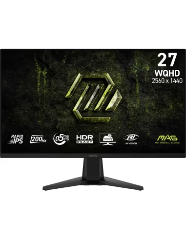 MSI MAG 275QF E20 pantalla para PC 68,6 cm (27") 2560 x 1440 Pixeles Wide Quad HD LCD Negro