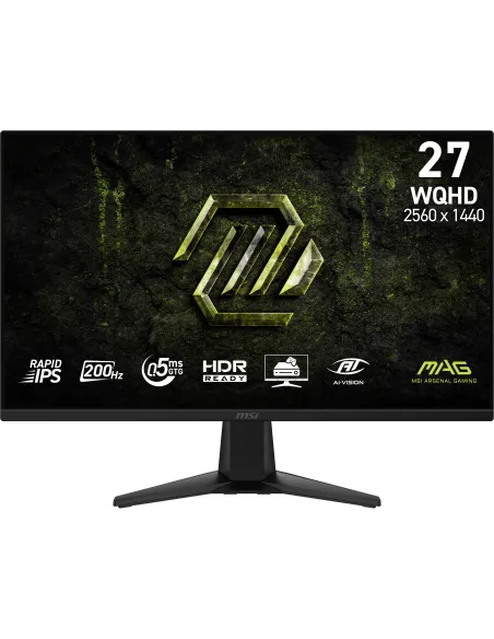 MSI MAG 275QF E20 pantalla para PC 68,6 cm (27") 2560 x 1440 Pixeles Wide Quad HD LCD Negro