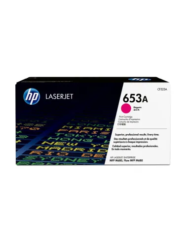 HP Cartucho de tóner original LaserJet HP 653A magenta