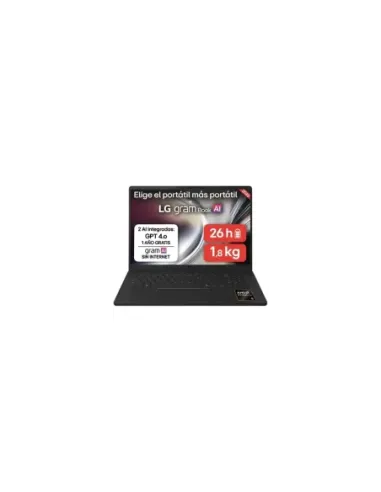 Portátil LG Gram 16UD55U-G.AX85BN Ryzen AI 7 445/ 32GB/ 512GB SSD/ 16"/ Sin Sistema Operativo