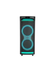 Altavoz phoenix bigboss xl 300w rms 2 microfonos inalambricos batería 9000mah bluetooth radio ecualizador rgb