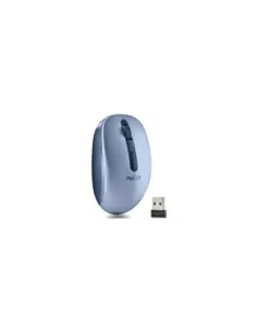 Ratón Ergonómico Inalámbrico NGS Fog Dual FOGDUALBLUE Silencioso/ Hasta 1600 DPI/ Azul