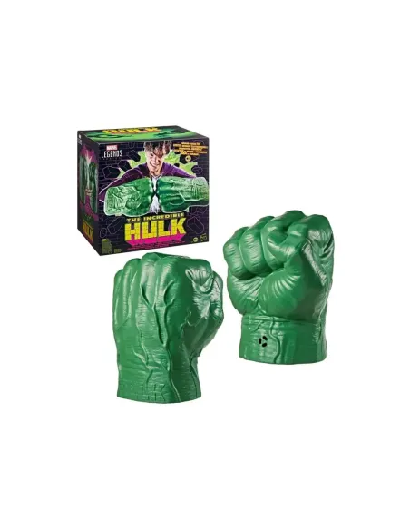 Replica hasbro marvel legends the incredible hulk puños electronicos 30.5cm