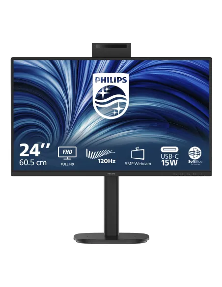 Philips 3000 series 24B2N3200JH 00 pantalla para PC 60,5 cm (23.8") 1920 x 1080 Pixeles Full HD LCD Negro