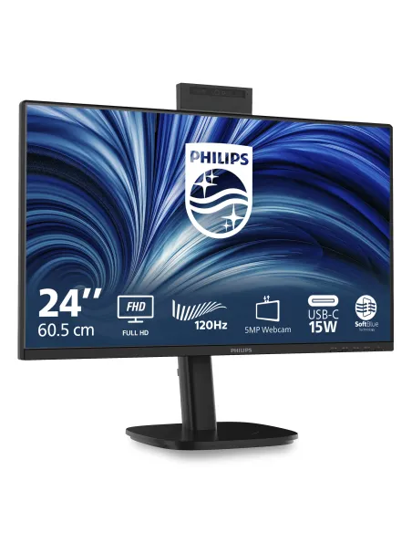 Philips 3000 series 24B2N3200JH 00 pantalla para PC 60,5 cm (23.8") 1920 x 1080 Pixeles Full HD LCD Negro