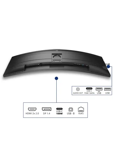 Philips 5000 series 49B2U5900C 00 pantalla para PC 124 cm (48.8") 5120 x 1440 Pixeles Dual QHD LCD Negro