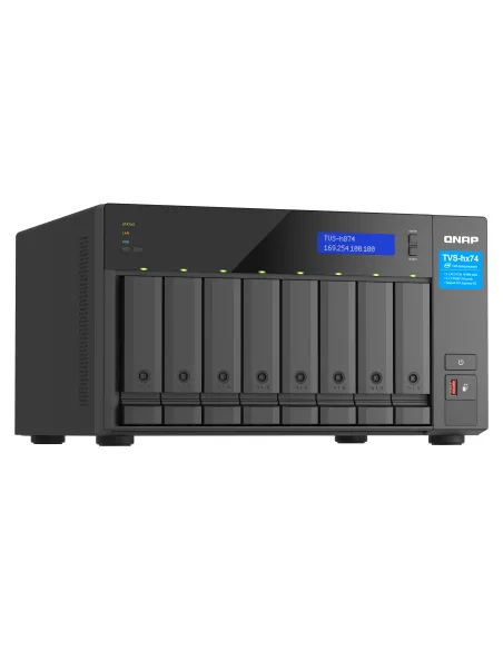 QNAP TVS-H874T-I7-32G servidor de almacenamiento NAS Torre Intel® Core™ i7 32 GB DDR4 0 TB QNAP QTS Negro