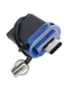 Verbatim Dual - Unidad USB 3.0 de 64 GB - USB-C   USB-A - Azul