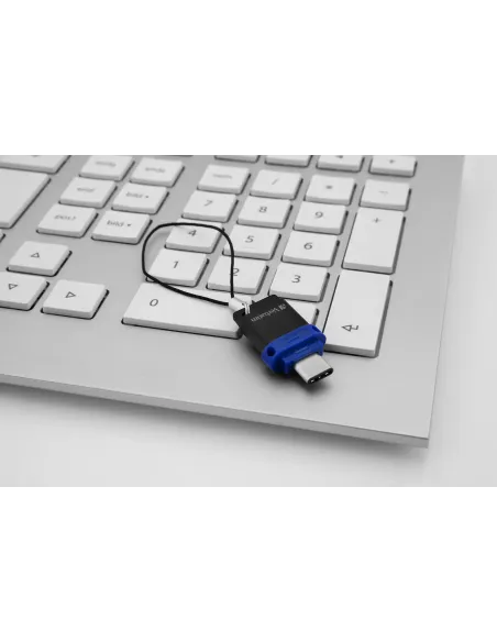 Verbatim Dual - Unidad USB 3.0 de 64 GB - USB-C   USB-A - Azul