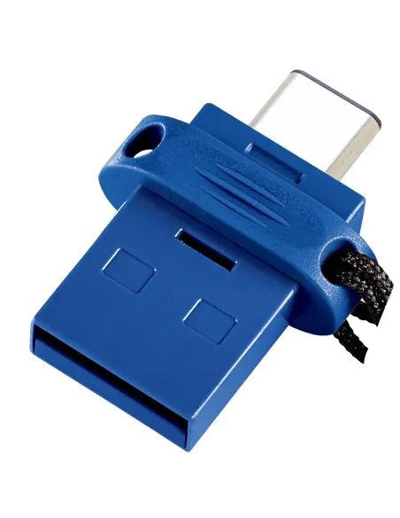 Verbatim Dual - Unidad USB 3.0 de 64 GB - USB-C   USB-A - Azul