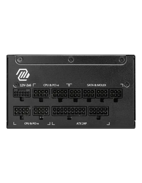 MSI MAG A1000GL PCIE5 II unidad de fuente de alimentación 1000 W 24-pin ATX ATX Negro