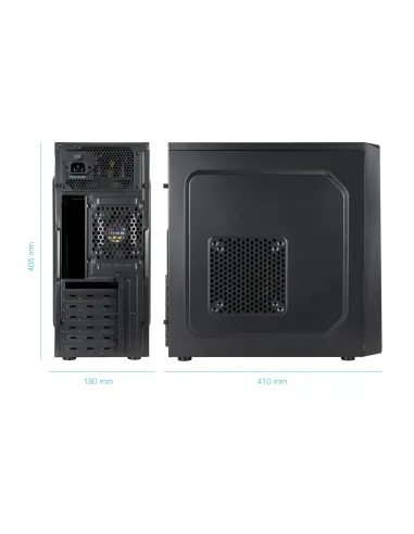 TooQ Caja Semitorre ATX “PRISMA ULTRA” Negra