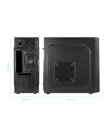 TooQ Caja Semitorre ATX “PRISMA ULTRA” Negra
