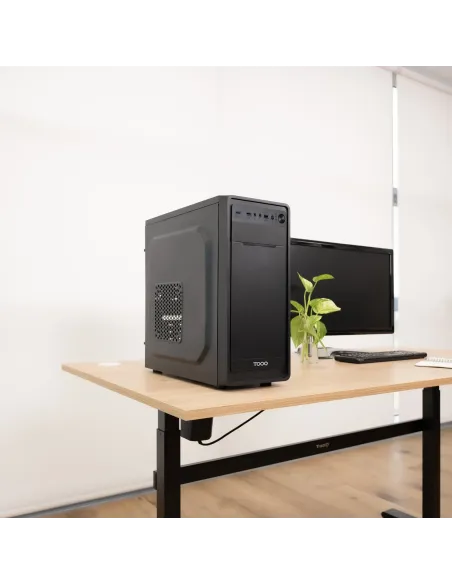 TooQ Caja Semitorre ATX “PRISMA ULTRA” Negra