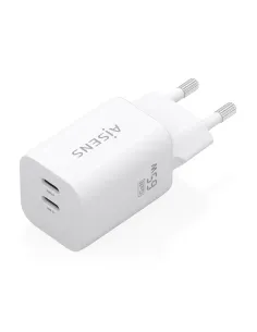 AISENS Cargador GaN 65W, 2xUSB-C PD3.0 QC4.0, Blanco 2