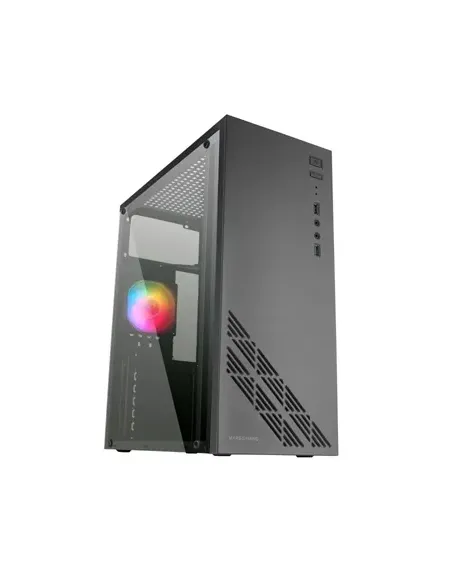 Mars Gaming MC100 Caja PC ATX Ventilador 90mm FRGB Convect-Cool Negro