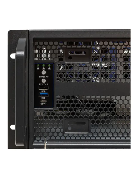 UNYKAch UK4340 Estante Plata, Negro