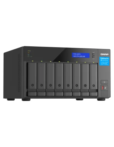 QNAP TVS-h874 NAS Torre Intel® Core™ i7 32 GB DDR4 0 TB QuTS hero Negro