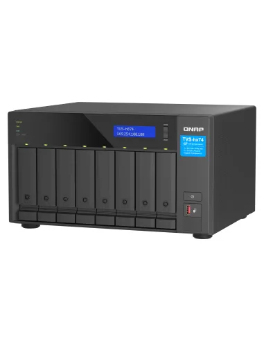 QNAP TVS-h874 NAS Torre Intel® Core™ i7 32 GB DDR4 0 TB QuTS hero Negro
