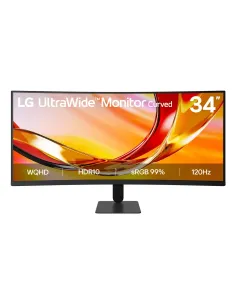 LG 34U601B-B pantalla para PC 86,4 cm (34") 3440 x 1440 Pixeles Dual WQHD LCD Negro