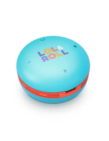 Altavoz energy sistem lol&roll pop kids celeste 5w - tws - bluetooth 5.0 - usb - c