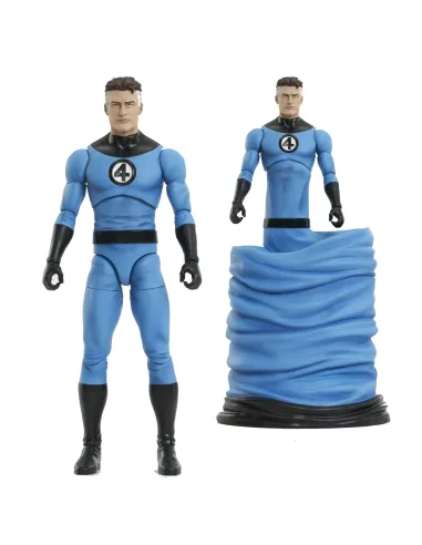 Figura diamond collection marvel collector 4 fantasticos mr fantastico