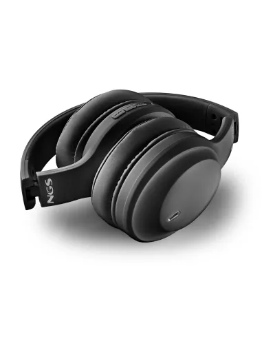 NGS ARTICA GLACIER BLACK Auriculares Inalámbrico y alámbrico Diadema Llamadas Música Deporte Uso diario Bluetooth Negro