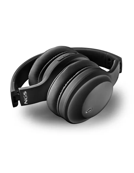 NGS ARTICA GLACIER BLACK Auriculares Inalámbrico y alámbrico Diadema Llamadas Música Deporte Uso diario Bluetooth Negro