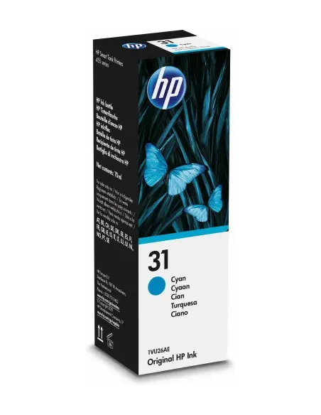 HP 31 70-ml Cyan Original Ink Bottle