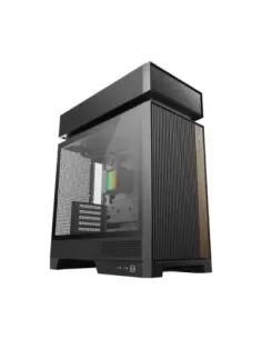 Caja ordenador gaming deepcool cl660 atx argb cristal templado negra y madera