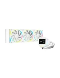 Kit refrigeracion liquida deepcool lm360 rgb 3x 120mm blanco