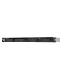 QNAP TS-432XeU NAS Bastidor (1U) 4 GB DDR4 0 TB QNAP QTS Negro, Gris