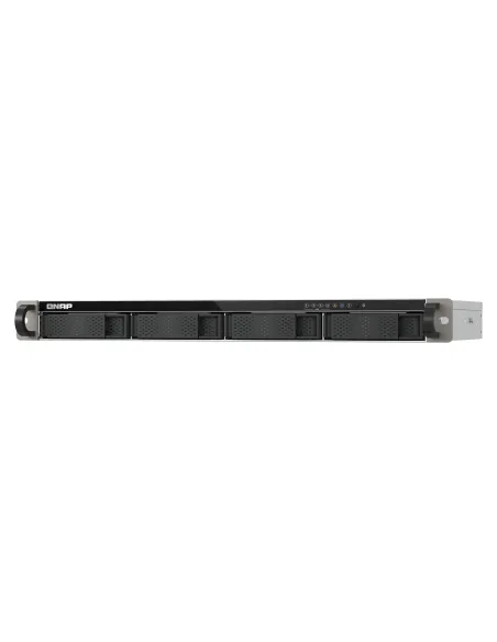 QNAP TS-432XeU NAS Bastidor (1U) 4 GB DDR4 0 TB QNAP QTS Negro, Gris