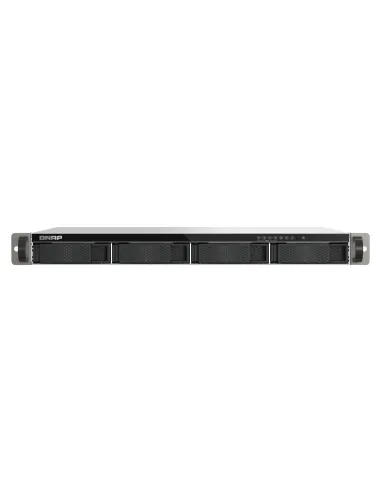 QNAP TS-432XeU NAS Bastidor (1U) 4 GB DDR4 0 TB QNAP QTS Negro, Gris