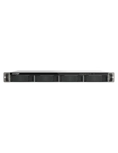 QNAP TS-432XeU NAS Bastidor (1U) 4 GB DDR4 0 TB QNAP QTS Negro, Gris