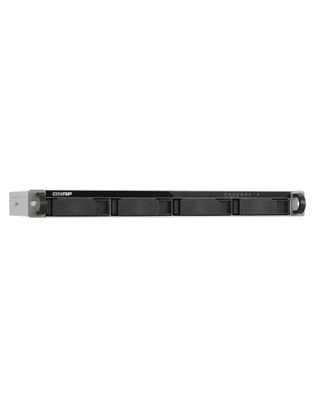 QNAP TS-432XeU NAS Bastidor (1U) 4 GB DDR4 0 TB QNAP QTS Negro, Gris