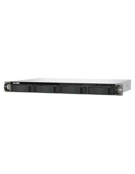 QNAP TS-432XeU NAS Bastidor (1U) 4 GB DDR4 0 TB QNAP QTS Negro, Gris