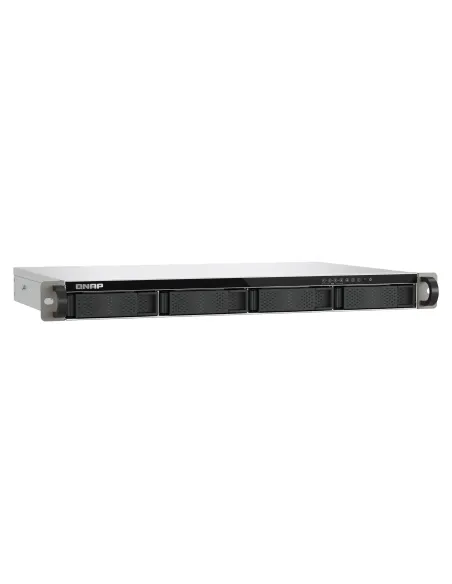 QNAP TS-432XeU NAS Bastidor (1U) 4 GB DDR4 0 TB QNAP QTS Negro, Gris