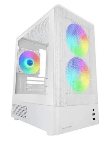 Mars Gaming MC-ONYXW Mini Tower Blanco