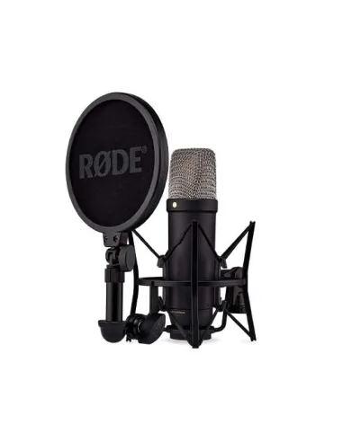 Microfono estudio rode nt1 5th gen black usb - c - xlr - jfet - capsula 1 - side - negro