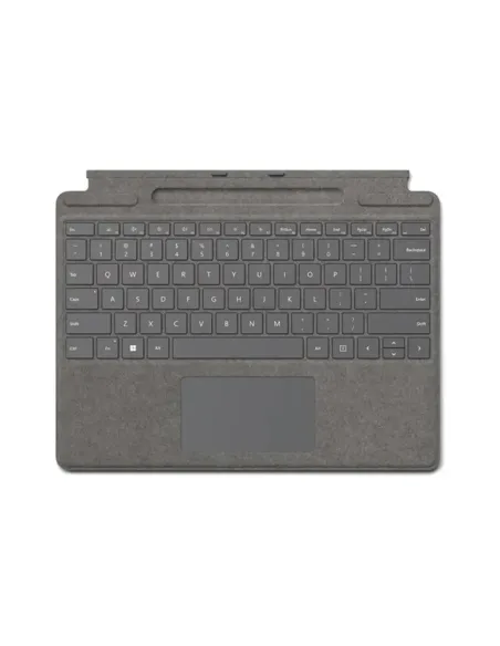 Teclado microsoft surface pro plata ingles